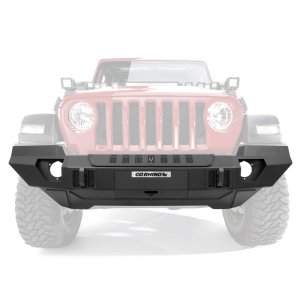 Jeep Wrangler Bumper - Front - Go Rhino - Trailine Full Width - Black - `07-`20